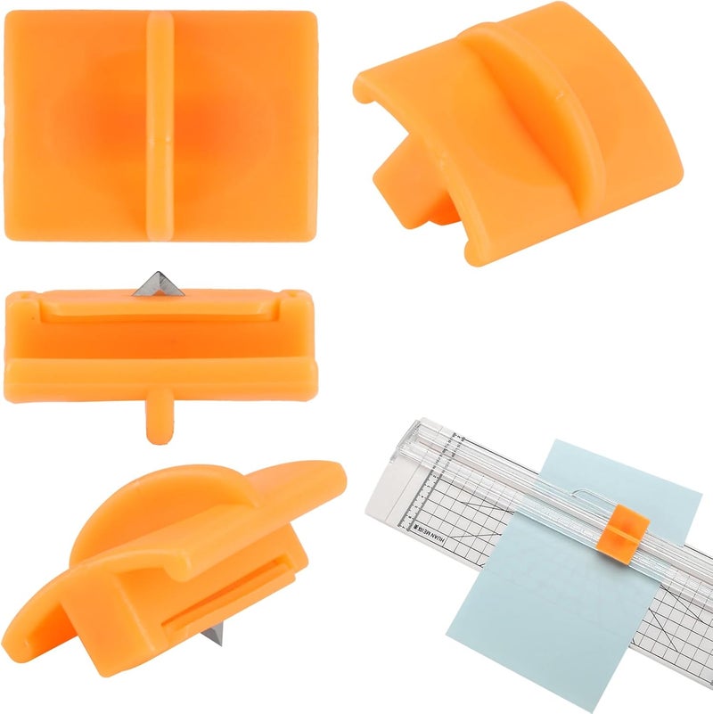 OMASUNB 4pcs 157400-1001 Paper Cutter Lades,Paper Trimmer TripleTrack High Profile Blades, Portable Paper Cutter Style I Blade 1968701005 for Cutting and Scoring - Image 1